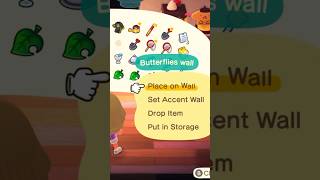 Butterflies Wall Animal Crossing New Horizons [upl. by Adnalahs790]