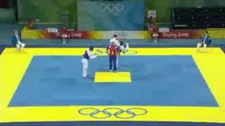 Kazakhstan vs Cuba  Mens 80KG Taekwondo  Extended Highlights  Beijing 2008 Summer Olympic Games [upl. by Nawd403]