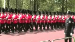 Trooping the Colour 2012 part 4 Coldstreams and Grenadiers [upl. by Cosetta401]