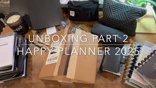 HAPPY PLANNER 2025 UNBOXING HD 1080p [upl. by Fredra881]