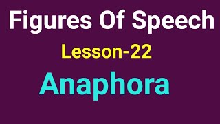 Anaphora with examples [upl. by Erb]