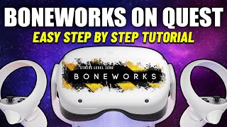 How to play Boneworks on your Quest 2 without a gaming PC [upl. by Damalis]