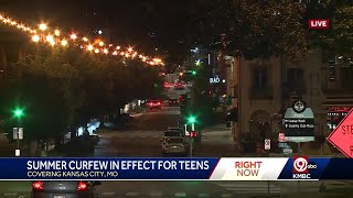 Kansas City implements summer curfews for teens to stay safe [upl. by Tiduj]