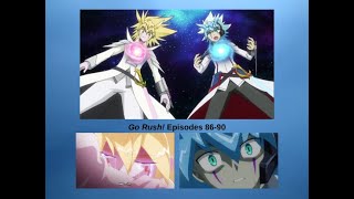 YuGiOh Go Rush Episodes 8690 Review LAST 5 EPISODES OF SEASON 2 [upl. by Acimot]