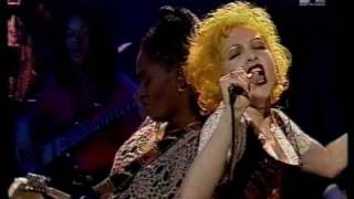 Cyndi Lauper  Girls Just Wanna Have Fun Live on UK TV [upl. by Berfield]