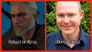 Characters and Voice Actors  The Witcher 3 Updated [upl. by Yonina]