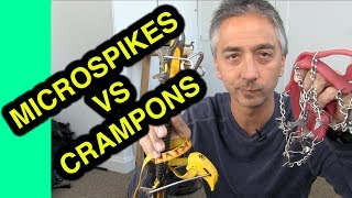 How to Choose Between Microspikes and Crampons for Backpackers and Climbers [upl. by Ahsial]