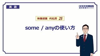 【高校 英語】 some  any の使い方① （3分） [upl. by Puto]