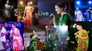 Dipanwita deka  Live show ongc cinnamara jorhat 2024 [upl. by Ellehcam]