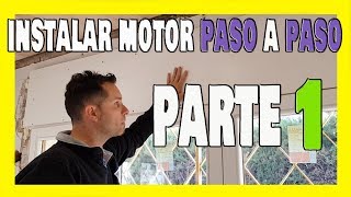 👍 Tutorial montaje MOTOR de PERSIANAS ✔ con todo detalle desde 0 💡 PRIMERA PARTE [upl. by Yolande]