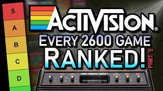 The Ultimate ActivisionAtari 2600 Tier List  ALL 44 GAMES RANKED  Part Two [upl. by Malony879]