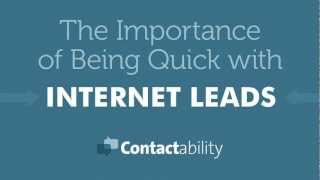 The Importance of Being Quick With Internet Leads [upl. by Eneleuqcaj]