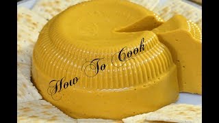 How To Make Vegan Sharp cheddar Cheese Recipe How To Cook [upl. by Anirod]