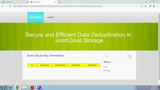 Secure and Efficient Data Deduplication in JointCloud Storage [upl. by Read]