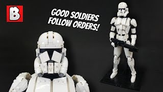 HUGE Custom LEGO Clone Trooper Almost 2500 pieces [upl. by Marinelli]