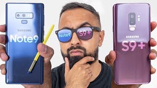 Samsung Galaxy Note 9 vs Galaxy S9 Plus [upl. by Zetroc]