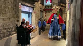 Ball de la Gegantona Laia  Festes de Santa Eulàlia de Barcelona 2021 1222021 [upl. by Eulau]