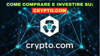 CRYPTOCOM  IL PASSAPORTO PER IL TUO VIAGGIO NELLE CRIPTOVALUTE [upl. by Alexander113]