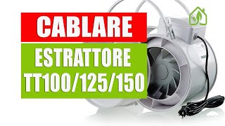 Come cablare laspiratore aria TT Vents Blauberg [upl. by Vine]