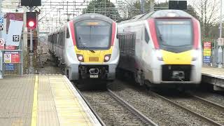 Trains at Cheshunt  28 February 2022 [upl. by Constancy]