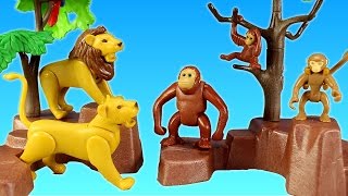 Playmobil City Zoo Toy Wild Animals Building Set Build Review [upl. by Springer699]