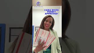 VAWA WORK PERMIT APPROVED  ST LAW OFFICE 💯🇺🇸 [upl. by Marion]