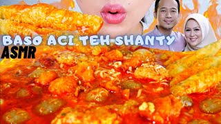 ASMR BASO ACI TEH SHANTY DENNY CAGUR  TELOR GULUNG  USUS AUTO BAPER 😝🔥 ASMR INDONESIA [upl. by Suitangi]