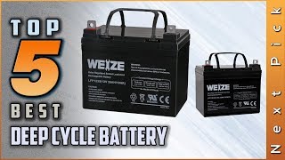 Top 5 Best Deep Cycle Battery Review in 2024 [upl. by Doherty25]