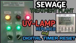 SEWAGE TREATMENT PLANT UV LAMP REPLACEMENT VLOG 034 [upl. by Dekeles421]