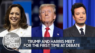 Trump and Harris Meet for the First Time at Debate Trump Leads Harris in Florida by Two Points [upl. by Marti]