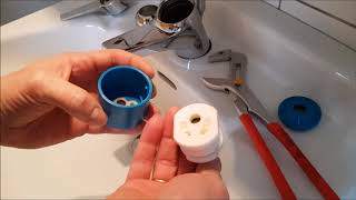 Wasserhahn reparieren und entkalken Einhebelmischer How to repair a water tap Tap washer [upl. by Buttaro284]