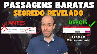 O SEGREDO para encontrar Passagens Aéreas mais baratas [upl. by Bettye]