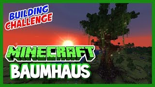 BAUMHAUS in Minecraft  TREEHOUSE  Building Challenge [upl. by Eelanaj]