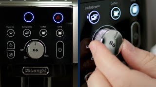 Description of the Control Panel and making One Touch recipes with your Magnifica S Smart [upl. by Dorella946]