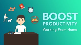 5 Productivity Tips for Working from Home  Brian Tracy [upl. by Yeldoow]