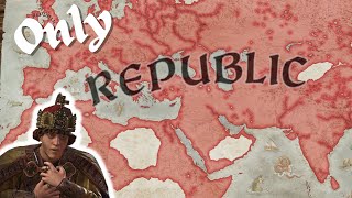 Crusader Kings 3 Time lapse All Republic Start [upl. by Teerprah]