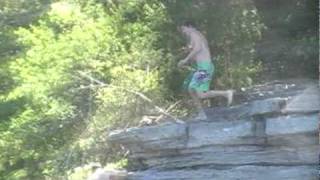 Extreme Cliff Jumping at Herrington Lake [upl. by Ardnuat460]