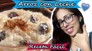 ARROZ CON LECHE  RECETA FÁCIL Y RÁPIDA [upl. by Ydnik]