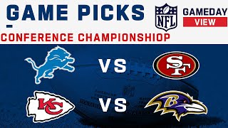 Conference Championship Game Picks [upl. by Jankell]