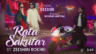 Rata Sakutar  Ethey Meri Mundhri  Zeeshan Rokhri  Official Music Video  2023 [upl. by Yetti]