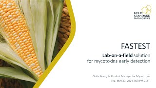 Quickest Lab on a field solution for mycotoxins early detection [upl. by Dickie]