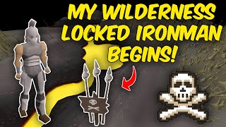 My Wilderness Locked Ironman Journey Begins OSRS 1 [upl. by Notlil]