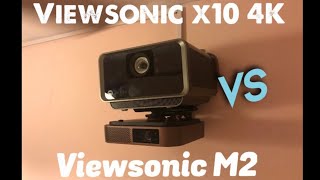 Viewsonic X10 4K ile M2 1080P Karşılaştırması [upl. by Kassity978]