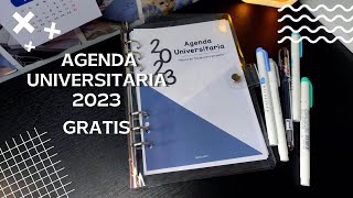 Agenda Universitaria 2023 Totalmente Gratis [upl. by Nosydam612]