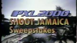 PXL2000 Shoot Jamaica Sweepstakes Commercial  Nickeodeon 1987 [upl. by Maddy]