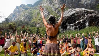 World Rainbow Gathering Nepal Come Back To Africa  Choir 2023 [upl. by Aynotahs638]