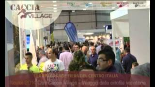 Caccia Village 2014 a Umbriafiere di Bastia Umbra spot [upl. by Solahcin]