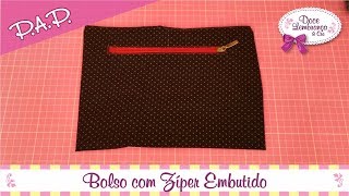 PAP  Bolso com Zíper Embutido [upl. by Alisia]