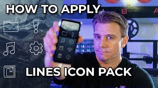 Lines Icon Pack  How to Apply Icon Packs on Android [upl. by Jestude]