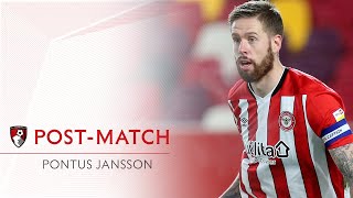 PostMatch  Pontus Jansson on Bournemouth victory [upl. by Ulysses]